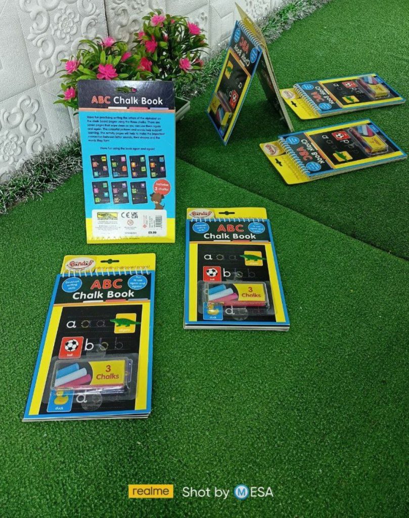 ‌كتاب سكتش  طباشير 10 صفحات ABC Chalk Book