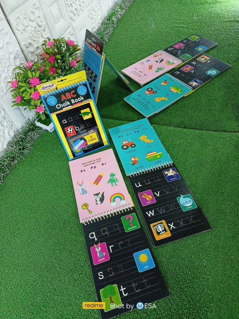 ‌كتاب سكتش  طباشير 10 صفحات ABC Chalk Book